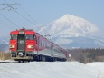 懐古 磐梯山と455系電車