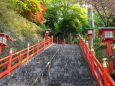 足利織姫神社の石段