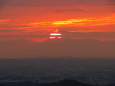 根引峠からの夕日2