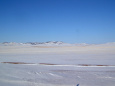 冬のモンゴル草原