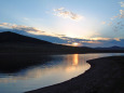 モンゴルの夕日
