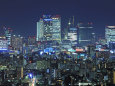 名古屋駅高層ビルの夜景