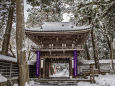 雪の那谷寺