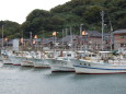 能登の小さな町の漁船軍団
