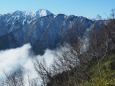 初冬の大天井岳