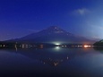 人文字の富士(登山者のライト)