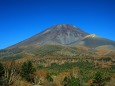 宝永火口側の富士山