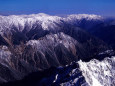 裏銀座、立山、後立山の山並み