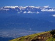 四阿山より後立山連峰を望む