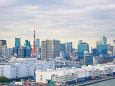 芝浦ふ頭から東京タワー