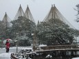 雪の兼六園