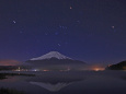 富士山頂のオリオン