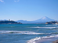 鎌倉から 富士山と江の島