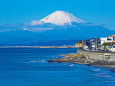 鎌倉から望む富士山