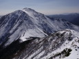 初冬の常念岳