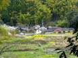 春が来た山の集落