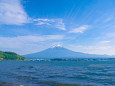 河口湖北岸からの富士山