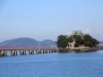 海に浮ぶ津嶋神社