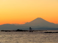 富士山と鳥居