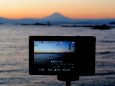 富士山を撮影する