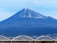 富士川橋と富士山