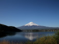 河口湖畔からの富士山