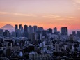 新宿と富士山