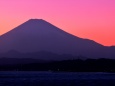 江の島から富士山を望む