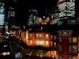 東京駅丸の内の夜景