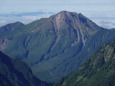 焼岳を望む