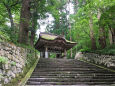 大神山神社 後向き門 夏