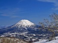 早春の蝦夷富士