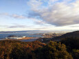 朝の三河湾、by衣笠山