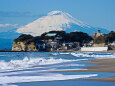 腰越と富士山