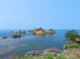 山陰海岸 春 穴見海岸