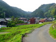 山村集落への道