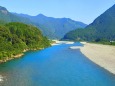 夏の熊野川