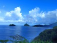 夏の海と雲