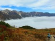 秋の八方尾根雲海