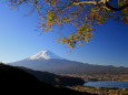 河口湖の富士山