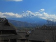 いやしの里根場の富士