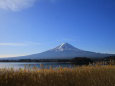 河口湖冬の風景