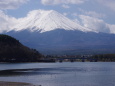 河口湖 北岸からの富士山