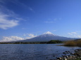 河口湖の富士