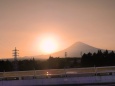 富士山の夕暮れ