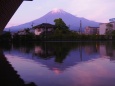 世界遺産センターから望む富士山