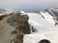 白馬岳稜線にて