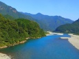 夏の熊野川