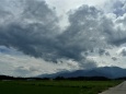 梅雨雲接近／中央アルプス