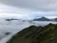 雲海の富士と北岳